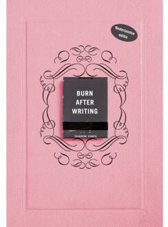 Burn after writing - (ISBN:9789000377060)