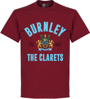 Burnley Established T-Shirt - Bordeaux Rood