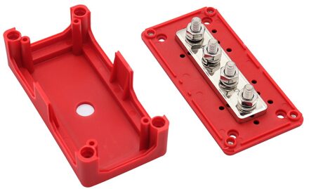 Bus-Bar Doos Kabel Dc 48V 300A 4 Terminal Stud Power Distributie Blok Organizer Voor Caring Persoonlijke Cars accessoires