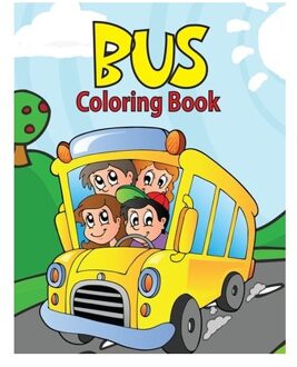 Bus Coloring Book: Buses Transportation Coloring Book, Perfect For Kids Ages 2-4,4-8.Kids - Modern Wave Press
