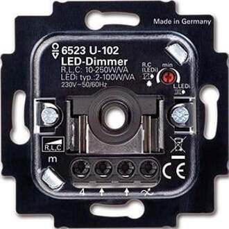 Busch-Jaeger 6523U LED Dimmer 230V, fase aansnijding 2W-100W