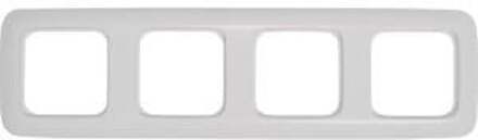 Busch-Jaeger Bush Jaeger Afdekraam 4 voudig wit Bush Jaeger 4692265