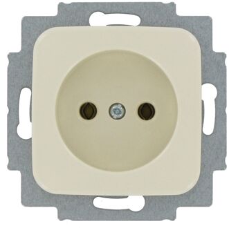 Busch-Jaeger Inbouwstopcontact Si Reflex Ongeaard 1-polig Crème Ip20