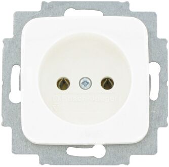 Busch-Jaeger Inbouwstopcontact Si Reflex Ongeaard 1-polig Wit Ip20