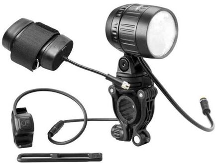 Busch + Müller Koplamp Iq-Xm Speed Met Accupack Zwart