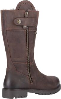 Bushcombe Leren Dames Bruine Laarsjes