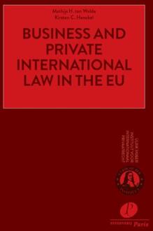 Business And Private International Law In The Eu - Mathijs H. ten Wolde