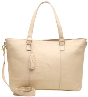 Business Bag 15.6" creme Beige - H 47 x B 30 x D 13 cm