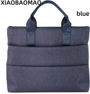 Business Eenvoudig B4 Bestandsmap Tas Document Papier Organisator Opslag Handtas School Kantoorbenodigdheden Grote Capaciteit 02 blauw