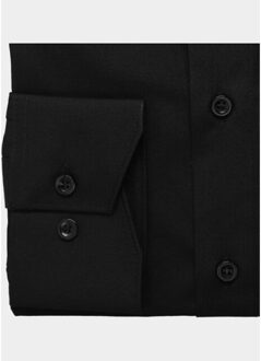 Business hemd lange mouw 470064/68 Zwart - 38 (S)