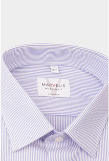 Business hemd lange mouw 775464/15 Blauw - 46 (XXL)