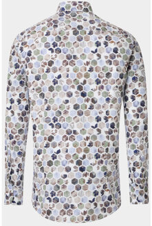 Business hemd lange mouw b.d. modern fit 154411700/100 - maat 40 (M) Blauw