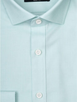 Business hemd lange mouw cityhemd body fit 1/1 arm 213011947/511 Groen - 40 (M)