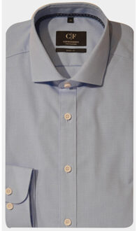 Business hemd lange mouw cityhemd body fit 1/1 arm 213011947/603 Blauw - 38 (S)