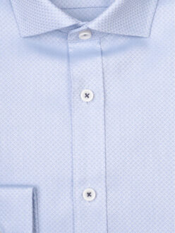 Business hemd lange mouw cityhemd body fit 1/1 arm 213011948/603 - maat 40 (M) Blauw