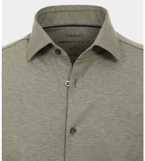 Business hemd lange mouw kent body fit 123955800/300 Groen - 40 (M)