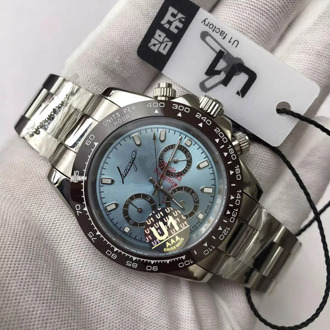 Business Luxury blue dial AAA Brand Watch men day-tona automatic self-wind U1 factory sapphire glassall sub dials works