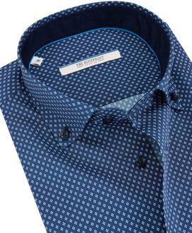 Business overhemd donker Blauw - S