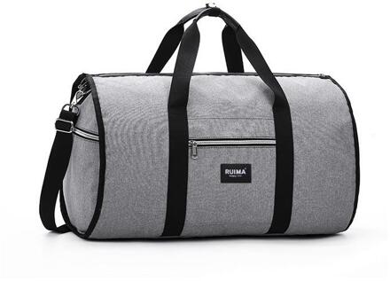 Business Reistas Suits Schouderriem Plunjezak Meerdere Zakken Bagage Tassen Koffer Kleding Weekend Bag grijs travel zak