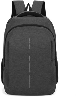 Business Rugzak Usb Opladen Outdoor Sport Multifunctionele Grote Capaciteit Mannen Notebook Rugzak zwart
