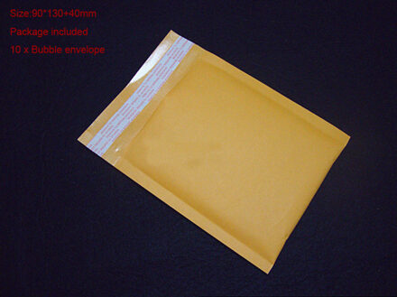 Business Supplies 1/5/10 Pcs Kraftpapier Bubble Enveloppen Tassen Mailers Padded Envelop Met Bubble Mailing tas 10stk 90X130mm