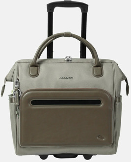 business trolley 15 inch vintage taupe