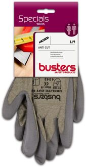 Busters Handschoenen Anti Cut Polyethyleen Grijs M9