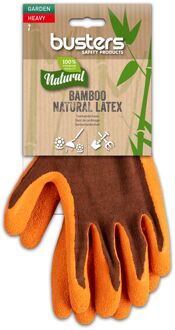 Busters Handschoenen Bamboo Garden Heavy Bruin/oranje Maat 7