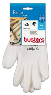 Busters Handschoenen High Tech Nylon Wit M9