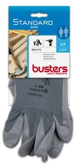 Busters handschoenen 'Nitril fit' nylon/nitril M9