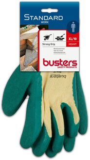 Busters Handschoenen Strong Grip Polyester Groen/beige M10
