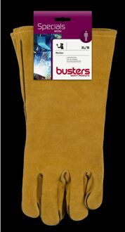 Busters Lashandschoenen Leder Geel M10