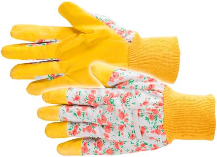 Busters Tuinhandschoen - Dames - Bloem - Geel - M8