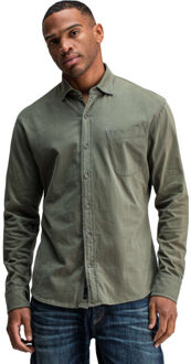 BUTCHER OF BLUE Aidan peached jersey shirt Groen - L