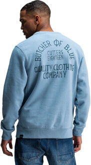 BUTCHER OF BLUE Army frat crew Veelkleurig - S