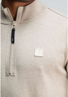 BUTCHER OF BLUE Clifden halfzip Beige - XL