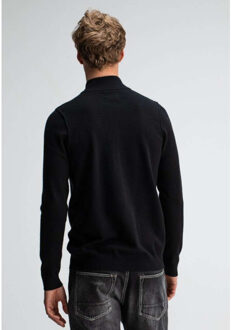 BUTCHER OF BLUE Clifden halfzip Zwart - M