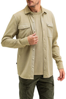 BUTCHER OF BLUE Finn pocket jersey overshirt - maat S Groen