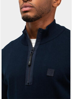 BUTCHER OF BLUE Half zip clifden co m2616013/890 - maat L Blauw