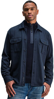 BUTCHER OF BLUE Phil jersey overshirt Blauw - M