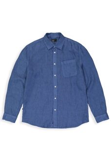 BUTCHER OF BLUE Rob lange mouw overhemden Blauw - XL