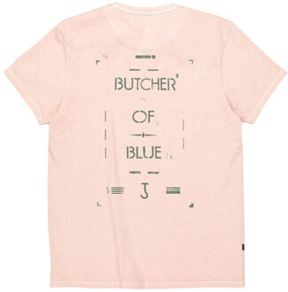 BUTCHER OF BLUE T-shirt korte mouw m2612005 army Rood - XL