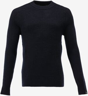 BUTCHER OF BLUE Trui WARD CREW donker blauw - L;XL;XXL