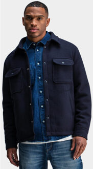 BUTCHER OF BLUE Winterjack norbu padded wool jacket m2514009/890 Blauw