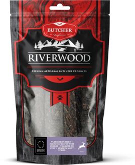 Butcher Shop Series Vleesstrips - Hondensnack - Hert - 150 gram