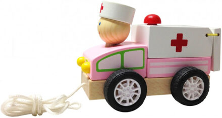 BuToys Houten Trekautootje - Dokter