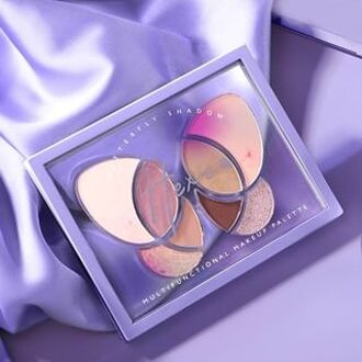 Butterfly 8 Colors Eyeshadow Palette - Purple Star #B02 - 8g