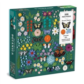 Butterfly Botanica 500 Piece Puzzle With Shaped Pieces -  Galison (ISBN: 9780735369702)