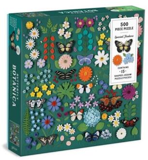 Butterfly Botanica 500 Piece Puzzle With Shaped Pieces -  Galison (ISBN: 9780735369702)