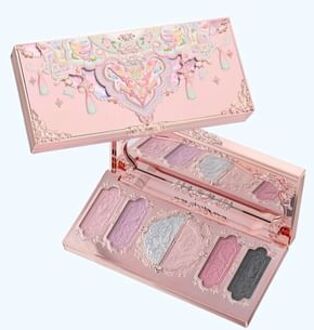 Butterfly Cloud Collar Embossed Six-Color Makeup Palette - 02 #02 Cloud Attire - 6.5g